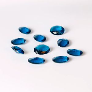 Gemstones New Arrival 8.59ct Peacock Blue Sapphire High Quality 13x18MM Oval Loose Gemstone DIY Jewelry Accessories 10 pcs/set Wholesale