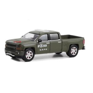 Car Greenlight Diecast 1:64 Scale Chilean's 2018 Silverado Z71 Alloy Simulation Car Model Classic Collection Display Toy
