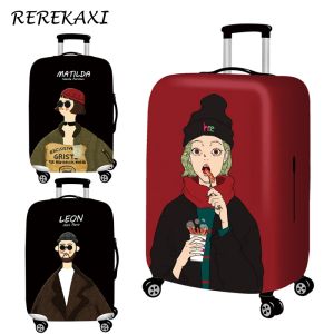 Tillbehör Cartoon Bagage Cover Suitcase Elastic Protection Cover 1832 Inch Trolley Bagage Trunk Dust Case Cover Travel Accessories