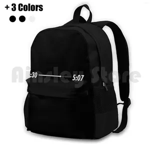 Backpack - Nights-Beat Switch Time Stamp Outdoor Hiking Waterproof Camping Travel Tyler The Creator Blonde Blond Nights Music