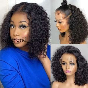 Wholesale Glueless Cuticle Aligned Lace Frontal Wigs 100% Human Hair Pre Plucked Water Wave Wig Human Hair 360 Lace Wig 64