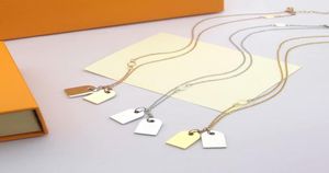 2021 Jewelry Sets Men Woman Hip Hop Chain Bracelets Necklace Titanium Steel Letter Quare Pendant Necklaces3453019