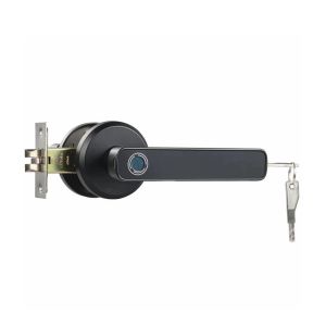 Control Smart Fingerprint Single Latch Deadbolt Lock For Indoor Wooden Metal Door