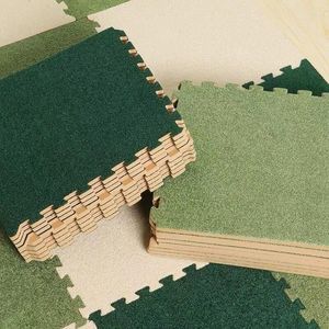 Dywany domowe szwy pluszowe dywany stały kolor ultra krótkie puzzle dywan szkolna szkolna maty podłogowe tatami podkładki okienne okienne