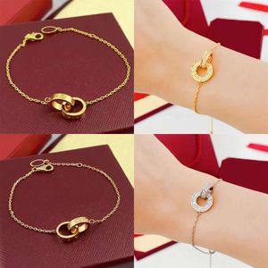 Designa ny guldfärg för kvinnor Trend Titanium Chain Armband Trendy Woman Gifts smycken grossist Dropshipping y