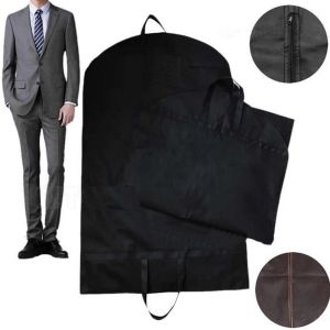 Tampa 10 PCs Capa de roupas à prova de poeira portátil para proteger o traje de vestuário de traje de vestuário Tampas de pó Bolsa de guarda