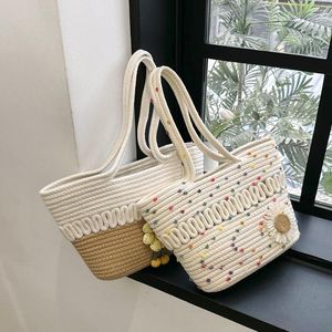 Evening Bags Women Shoulder Bag Fashion Straw Handbag Large Capacity Weave Hobo Purses Crochet Armpit Beach Underarm Female Clutch