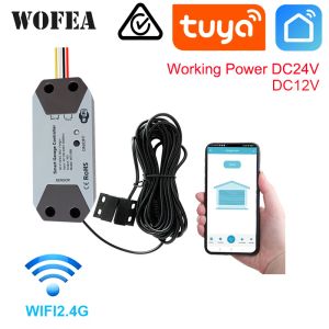 CONTROLLO WIFE WiFi Smart Garage Door Apri Controller DC12 DC24V Wrok con Alexa e Google Home 2.4G App No Need Gateway