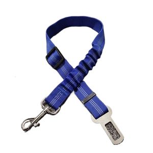 Dog Leashes Pet Car Reflective Chain Elastic Seat Belt Explosive Model Doggy Chaincar Cushion Seat Riband Cinturon De Seguridad Con Cadena Para Coche Para Mascotas