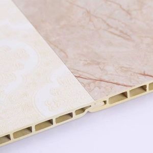 Bamboo and wood fiber wallboard decorative board PVC plus natural calcium powder specifications complete factory direct sales