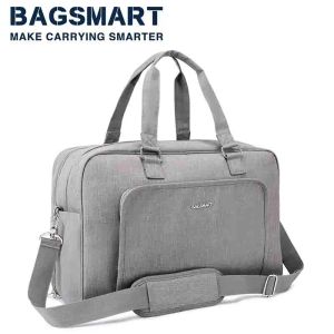 Сумки Bagsmart Travel Duffle Bag Cange на багажных выходных сумки с большими мощностью на ночь водонепроницаемые мешки для делового спортзала поездка