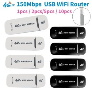 Roteadores 110 pcs 4g lte roteador sem fio dongne USB 150Mbps Modem Stick WiFi Wi -Fi Broadband SIM Card Wireless Wifi Hotspot Adaptador