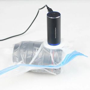 Bags Mini Automatic Vacuum Machine Pump for Portable Traveling Home Storage Bag Clothes Food Sous Vide Vacuum Sealer Packaging Packer