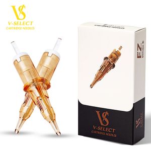 EZ V-Select Tattoo Cartridge Needles #10 0,30mm bugpin rund foder för patron tatueringsmaskin tatuering grepp 20 pcsbox 240415