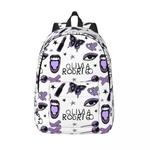 Väskor Sour Guts Vampire Olivia Rodrigo Cool ryggsäck utomhus Student Daypack för män kvinnor college axelväska