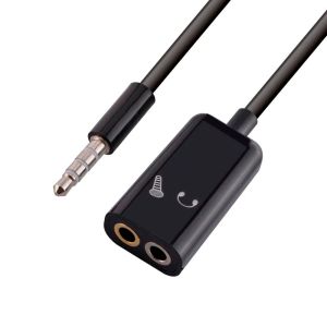 3,5 mm Aux männlich an weibliche Audiokabel -Splitteradapter für Smart Android Phone PC MP3