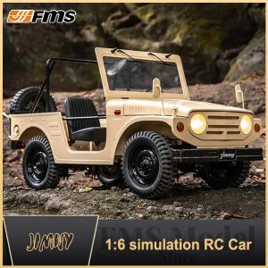 Автомобиль FMS 1/6 Jimny RS Brown Model 2.4g RC Cars Electric 4wd Offroad Crawler for Kids Gift Hot Pret 1: 6 Профессиональная игрушка для взрослых