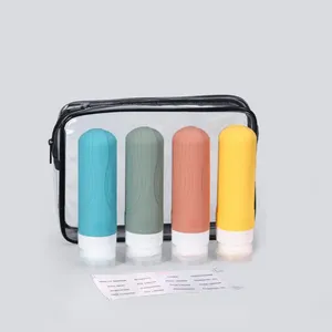 Storage Bottles Compact Dispensing For Travel Reusable With Capacity Creams