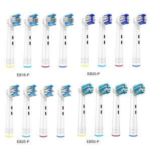 Cabeças novas cabeças de 16pcs escovam para escova de dentes oral B, compatível com pro genial e inteligente, incluindo fio dental, cruzamento, clareamento de precisão