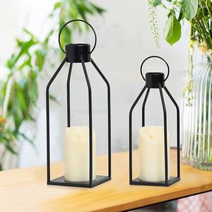 Titulares de vela Metal Bird Cage Selder Candlestick Mesa de casamento Decoração