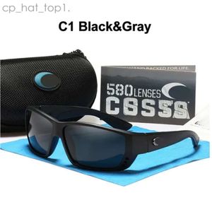 Costas Designer Sonnenbrille Herren für Frauen Luxurys Schwarzblau polarisierte Fahrreisen Costa Sonnenbrille Mann 6383