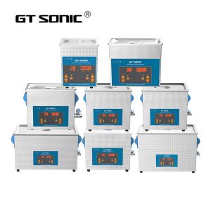 Rengörare Gtsonic Ultrasonic Cleaner Bath 2L 3L 6L 9L 13L 20L 27L 50W500W med värmare Timer Digital Display rostfri korg