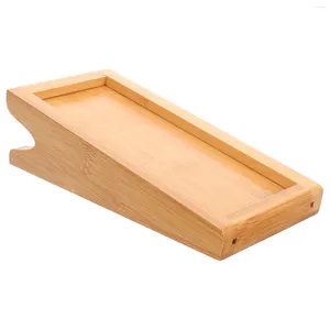 Kitchen Storage Whetstone Base Sharpening Holder Home Sharpener Wet Stones Grinding Tool Wood For Rack