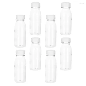 Bottiglie di stoccaggio 8pcs bottle clear contenitori per bevande per bambini bottiglia per la festa di compleanno delle brocche fredde portatili