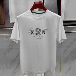 2024 Camiseta masculina de designer de estilo novo Moda feminina de algodão solto de algodão curta Letra quente letra de camiseta Hip Hop Wear Tamanho da camiseta M-5xl