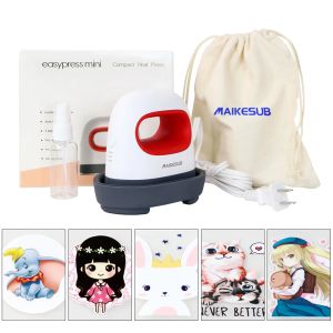 Embossing Heat Press Machine Iron Mini Sublimation Transfer Shirts Easy Mug Small Portable For Making Crafts Stamping Hot Multifunction