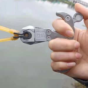 Slingshots Handheld Slingshots Release Device Stainless Steel Slingshots Triggers Catapult Parts for Shooting Hunting Fish Darts