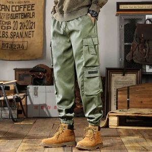 Men's Pants Trendy brand ankle binding youth new sports autumn and winter mens casual pants Y240422