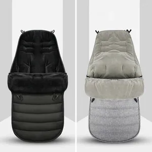 Stroller Parts Warm Winter Windproof Cotton Pram Cold Protection Sleep Sack Foot Cover Cushion Sleeping Bag