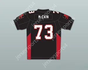 Custom alle Namensnummer Herren Jugend/Kinder 73 McCain Mean Machine Verurteilte Fußballtrikot enthält Patches Top genäht S-6xl