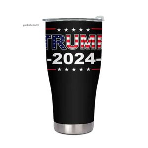 Trump 2024 da 30 once in acciaio inossidabile tazza personalizzata 900 ml di grande capacità a doppio strato bottiglia d'acqua 0422