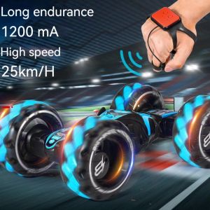 Car Rc Car Climbing Twisting Gesture Sensing Music Light Offroad Double Sided Lighting Stunt Remote Control Toy Car Boy Children Toy