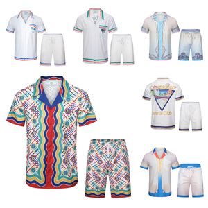 mens summer sets men short set nocta tracksuit print mens casual shirt and short womens loose silk shirt high quality tees summer tour men tshirt Size M--3XL