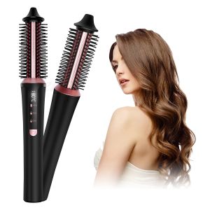 Dryer 2 In 1 Hot Air Brush Styler Blower Comb Professional Hair Electric Ion Blow Dryer Straightening Curling Roller Styling Tools