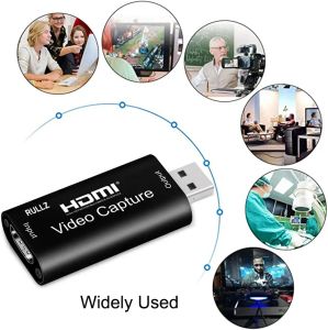 Lente 4K 30Hz a 1080p Card de captura de vídeo USB 2.0 para PS4 Câmera de telefone Laptop PC PC Caixa de gravação de transmissão ao vivo