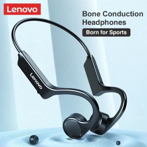 Lenovo x4 Przechowywanie kości Bluetooth Słuchawki Sport Waterproof Waterproof Waterproof Wireless Someta z mikrofonem Haym Bass HiFi stereo