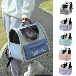 Bag Cat Portable Breathable Carrier Pet Carrying Backpack for Cats Outdoor Travel Transparent Small Dogs Supplies s