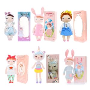 Dolls Soft Stuffed Toys Fox Rabbit Angela Plush Doll Crib Appease Bunny Toy Baby Girl Boy Gift Metoo Doll Free Shipping