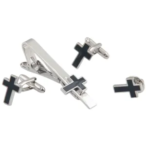 Ссылки Aoshida Fashion Man and Women Mishlinks Tie Clip Brooch Set Бесплатная доставка: высокое качество для рисунка 2023 Cross Whothesales