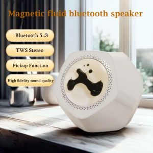 Динамики магнитная жидкость Bluetooth динамик музыкальный пикап настольный ритм ритм бас -динамик беспроводной сабвуферов.