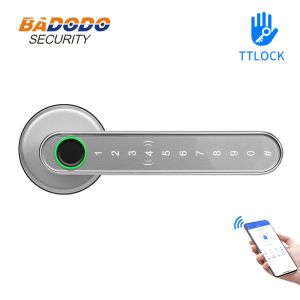 Управление приложением ttlock Smart удаленное управление паролем отпечатков пальцев RFID IC Card Одиночная защелка Deadbolt Lock