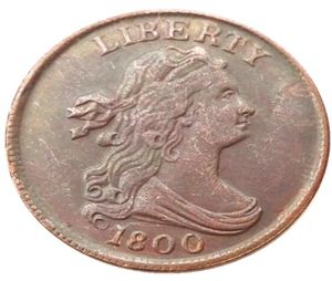 USA 18001808 8st Datum för vald Draped Byst Half Cent Copper Craft Copy Decorate Coin Ornament Home Decoration Accessories3265877