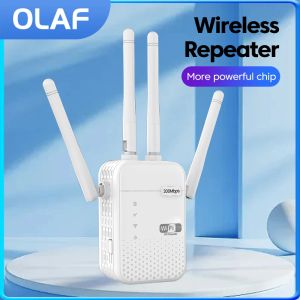 Routers 1200m WiFi Repeater 4antena 2.4g/5g Frequência dupla Wi -Fi Router Wireless Signal Amplifier EU/US Plugs Extensão de Rede Bringoster