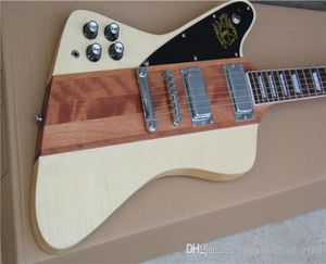 Firebird Body Left Hand Electric Guitar Tiger Pattermaple Matte Wood Color Body Left Hand New4791221
