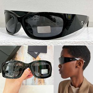 Designer Women Symbol sunglasses SPRA14 Fashion Women Fit Rectangular Sunglasses Black Frame Geometric Shaped Legs 100% UV Protection Luxury Beach Glasses