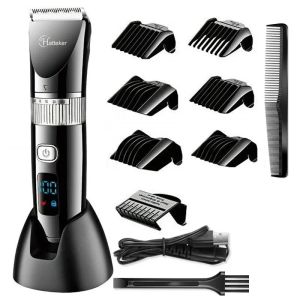 Clippers Waterproof Professional Hair Clipper Justerbar Electric Hair Trimmer Beard Men Electric Hair Cutting Machine Barber Haircut Kit